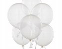 Balony przezroczyste krystaliczne duże 30cm 12szt