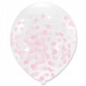 Balony z konfetti roczek urodziny baby shower x10