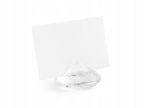 Stojaczki na winietki wizytówki ślubne diament x10 Stojaczki na winietki wizytówki ślubne diament x10