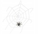 Wielka pajęczyna sieć pająka na Halloween + pająk Wielka pajęczyna sieć pająka na Halloween + pająk