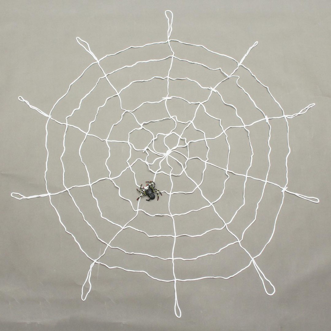 Wielka pajęczyna sieć pająka na Halloween + pająk Wielka pajęczyna sieć pająka na Halloween + pająk