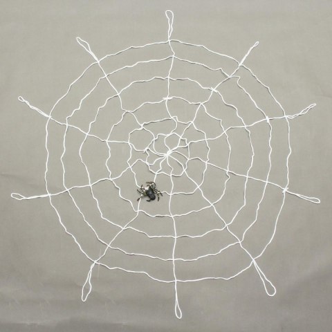 Wielka pajęczyna sieć pająka na Halloween + pająk Wielka pajęczyna sieć pająka na Halloween + pająk