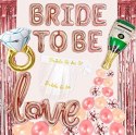 Zestaw na WIECZÓR PANIEŃSKI balony BRIDE girlanda Zestaw na WIECZÓR PANIEŃSKI balony BRIDE girlanda