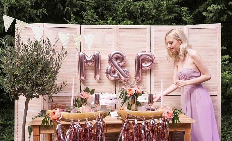Zestaw na WIECZÓR PANIEŃSKI balony BRIDE girlanda Zestaw na WIECZÓR PANIEŃSKI balony BRIDE girlanda