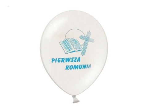 Balony komunijne na komunię DUŻE 30cm 10szt 3wzory Balony komunijne na komunię DUŻE 30cm 10szt 3wzory