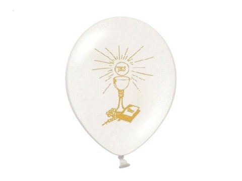 Balony komunijne na komunię DUŻE 30cm 10szt 3wzory Balony komunijne na komunię DUŻE 30cm 10szt 3wzory