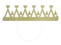 Korona złota na WIECZÓR PANIEŃSKI diadem tiara Korona złota na WIECZÓR PANIEŃSKI diadem tiara
