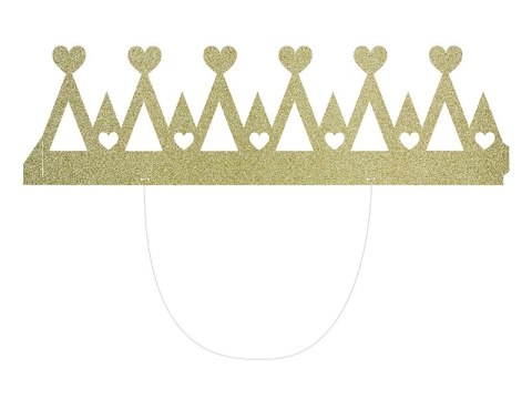 Korona złota na WIECZÓR PANIEŃSKI diadem tiara Korona złota na WIECZÓR PANIEŃSKI diadem tiara