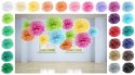 Pompon bibułowy kule z bibuły WESELE ROCZEK 25cm Pompon bibułowy kule z bibuły WESELE ROCZEK 25cm