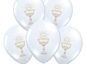 Balony na komunię komunijne z kielichem 35cm 10szt Balony na komunię komunijne z kielichem 35cm 10szt