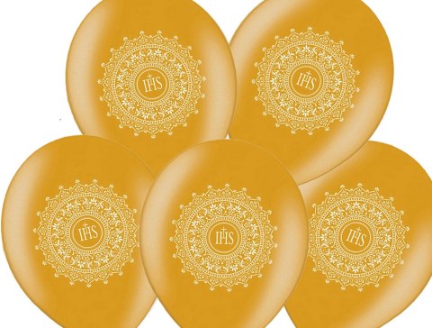Balony na komunię komunijne z kielichem 35cm 10szt Balony na komunię komunijne z kielichem 35cm 10szt
