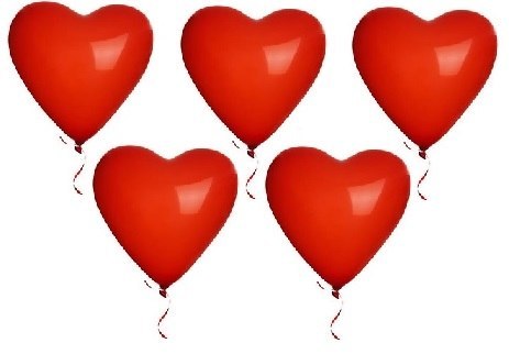 Balony serca girlanda Dekoracje na WALENTYNKI 12el Balony serca girlanda Dekoracje na WALENTYNKI 12el