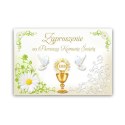 Zaproszenia na komunię komunijne x10 koperty PROMO Zaproszenia na komunię komunijne x10 koperty PROMO