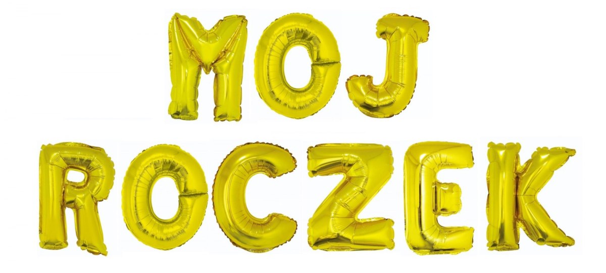 Balon girlanda baner napis MÓJ ROCZEK dekoracje 1 Balon girlanda baner napis MÓJ ROCZEK dekoracje 1