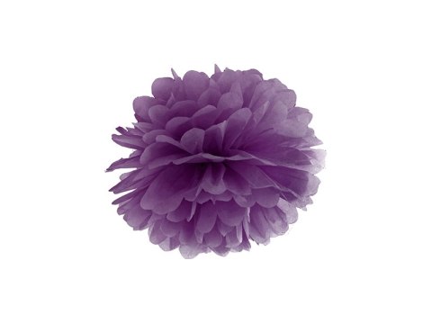 Czarne pomarańczowe pompony na Halloween 4szt 25cm Czarne pomarańczowe pompony na Halloween 4szt 25cm