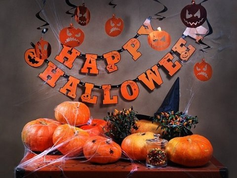 Fioletowa duża pajęczyna na Halloween + 2 pająki Fioletowa duża pajęczyna na Halloween + 2 pająki