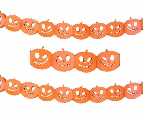 Girlanda dynie na Halloween dekoracje różne wzory Girlanda dynie na Halloween dekoracje różne wzory