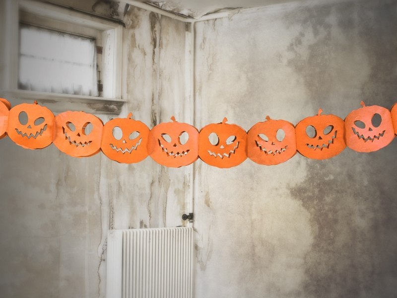 Girlanda dynie na Halloween dekoracje różne wzory Girlanda dynie na Halloween dekoracje różne wzory