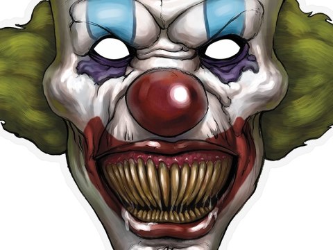 Maska klauna straszny kalun strój na Halloween Maska klauna straszny kalun strój na Halloween
