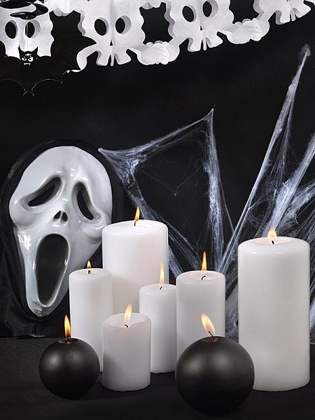 Maska z Krzyku kapturem Scary Move strój Halloween