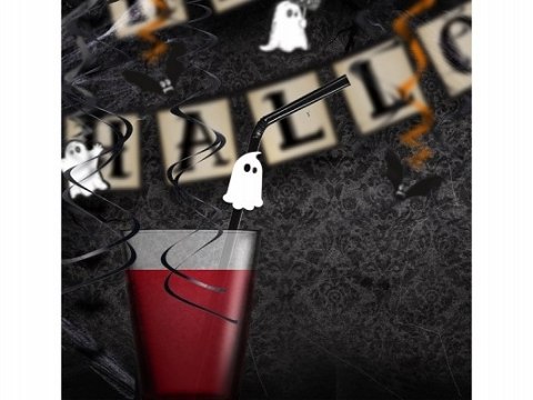 Słomki do picia z nietoperzem dekoracje Halloween Słomki do picia z nietoperzem dekoracje Halloween