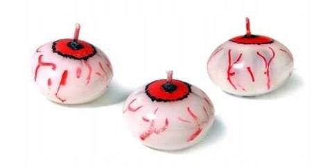 Świeczka pływająca oko oczy dekoracja na Halloween Świeczka pływająca oko oczy dekoracja na Halloween