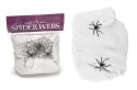 Sztuczna pajęczyna na Halloween sieć z 12 pająkami