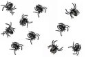 Sztuczna pajęczyna na Halloween sieć z 12 pająkami