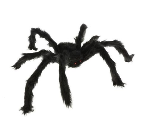 Zestaw wielki pająk + sztuczna pajęczyna halloween Zestaw wielki pająk + sztuczna pajęczyna halloween