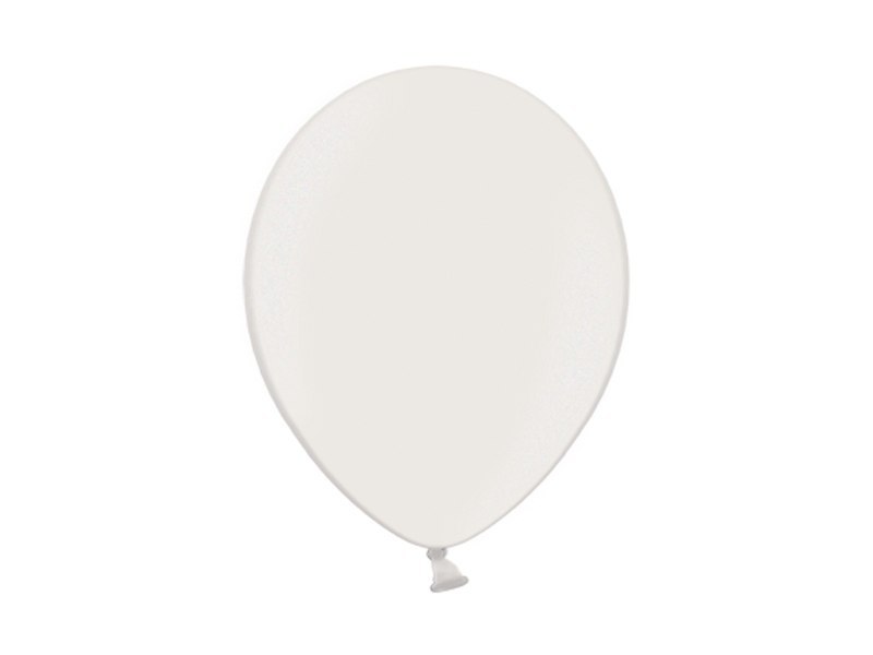 Balony białe perłowe metaliczne na Komunię x100