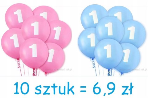 Balony dekoracje na roczek 1 pierwsze urodziny Balony dekoracje na roczek 1 pierwsze urodziny