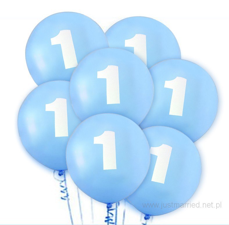 Balony dekoracje na roczek 1 pierwsze urodziny Balony dekoracje na roczek 1 pierwsze urodziny
