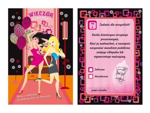 Karty z zadaniami na wieczór panieński WP Karty z zadaniami na wieczór panieński WP