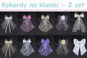 Kokarda kokardy na auto klamki krzesło Komunię KM Kokarda kokardy na auto klamki krzesło Komunię KM