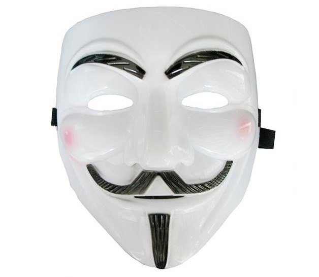 Maska Guya Fawkesa z V jak Vendetta na Halloween Maska Guya Fawkesa z V jak Vendetta na Halloween