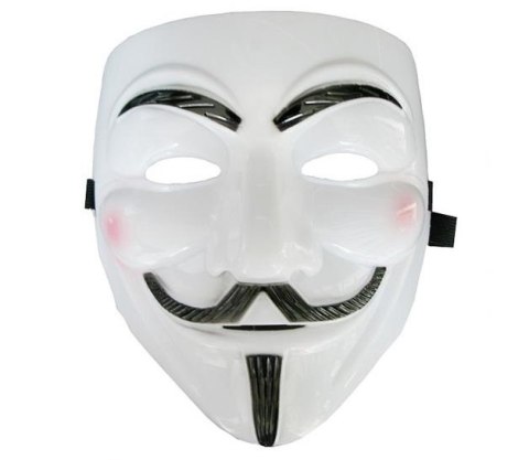 Maska Guya Fawkesa z V jak Vendetta na Halloween Maska Guya Fawkesa z V jak Vendetta na Halloween