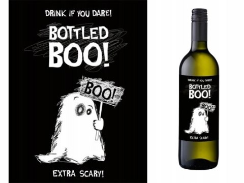 Naklejki nalepki dekoracje na butelki Halloween Naklejki nalepki dekoracje na butelki Halloween