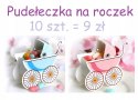 Pudełeczka wózeczki prezenciki dla gości na ROCZEK Pudełeczka wózeczki prezenciki dla gości na ROCZEK