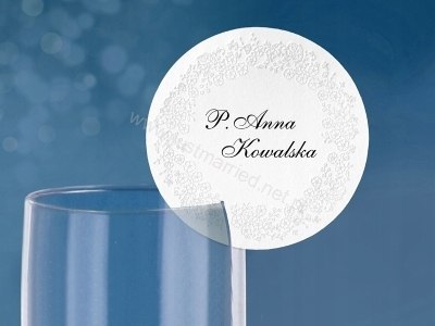 Winietki bileciki wizytówki na stół przyjęcie Winietki bileciki wizytówki na stół przyjęcie