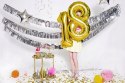 Balony girlanda cyfry dekoracje na 18 urodziny HEL Balony girlanda cyfry dekoracje na 18 urodziny HEL