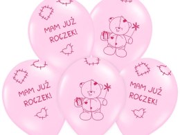 Balony miś słonik trampek na roczek urodziny PROMO