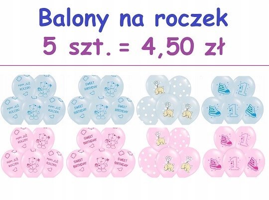 Balony miś słonik trampek na roczek urodziny PROMO Balony miś słonik trampek na roczek urodziny PROMO