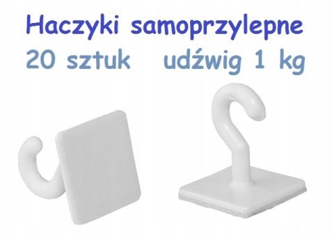 Haczyki samoprzylepne do balonów dekoracji ślub Haczyki samoprzylepne do balonów dekoracji ślub