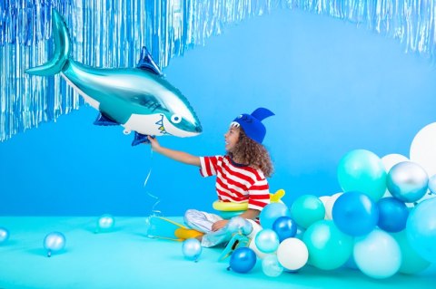 Balon foliowy Rekin, 92x48cm, mix Balon foliowy Rekin, 92x48cm, mix