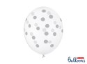 Balony 30cm, Kropki, Crystal Clear (1 op. / 6 szt.) Balony 30cm, Kropki, Crystal Clear (1 op. / 6 szt.)