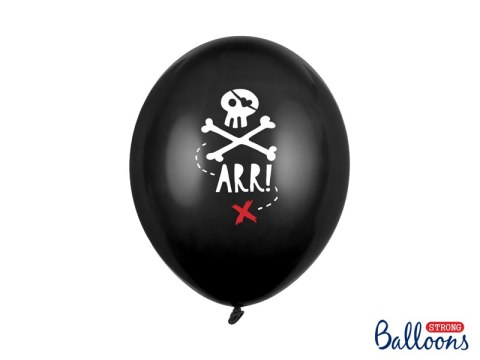 Balony z motywem pirackim, 6 szt Balony z motywem pirackim, 6 szt