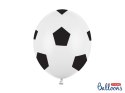 Balony 30 cm, Piłka, Pure White (1 op. / 6 szt.)