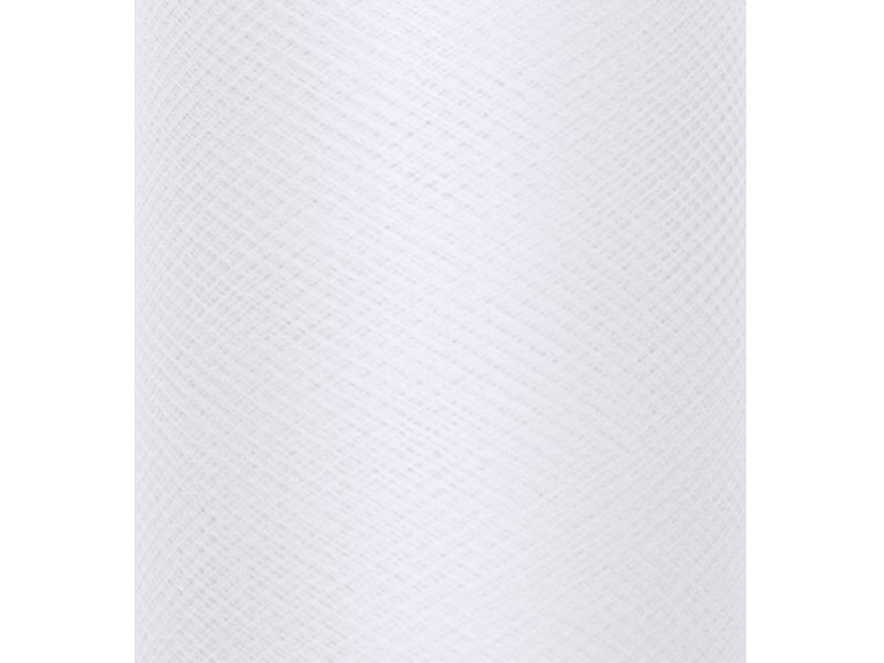 Tiul gładki, sztywny, biały, 0,3 x 50m (1 szt. / 50 mb.) Tiul gładki, sztywny, biały, 0,3 x 50m (1 szt. / 50 mb.)