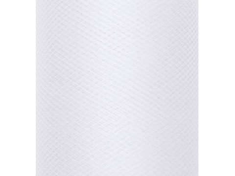 Tiul gładki, sztywny, biały, 0,3 x 50m (1 szt. / 50 mb.) Tiul gładki, sztywny, biały, 0,3 x 50m (1 szt. / 50 mb.)