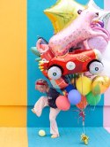Balon foliowy Auto, 93x48cm, mix Balon foliowy Auto, 93x48cm, mix